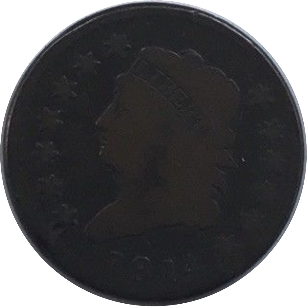 1814-Classic-Head-Large-Cent---Sheldon-294---R1---Crosslet-4-Variety